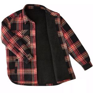 Sherpa Lined Flannel Jacket 